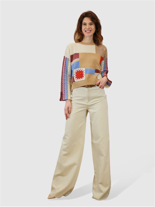 Maglia patchwork in cotone MAXMARA WEEKEND | 2415361231600002